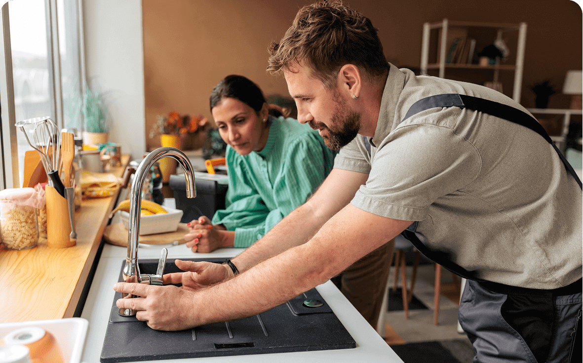 Our experts performing septic tank repair in Leesburg, FL.